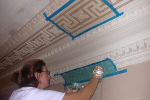 Ornamental plaster restoration